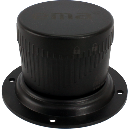 0570TBPKH BASE PARA TORRE 70MM - PRETA - IP65 METALTEX °°
