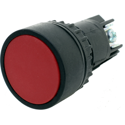 T2PBR-1C-M BOTÃO 22MM 1 REVERSÍVEL VERMELHO METALTEX °°
