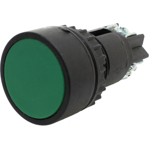 T2PBG-1C-M BOTÃO 22MM 1 REVERSÍVEL VERDE METALTEX°°
