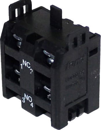 TN2-C BLOCO DE CONTATO 1NA + 1NF PARA BOTÃO TN2 METALTEX°°