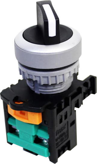 TN2SS2B-1A 	CHAVE SELETORA PLÁSTICA KNOB CURTO - 2 POS. FIXAS 90G - 1NA METALTEX °°