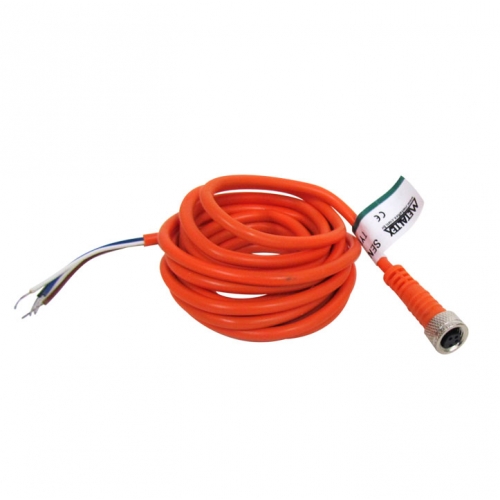 K84-R-2M CABO C/ CONECTOR M8 RETO- 4 PINOS- 2 M METALTEX°°