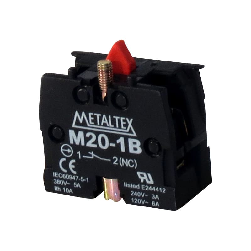 M20-1B CONTATO 1NF P/ BOTÃO M20/P20 METALTEX°°
