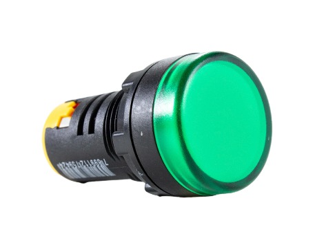 L20-AR9-GP SINALEIRO LED 22MM - 12VCC/VCA - VERDE METALTEX°°