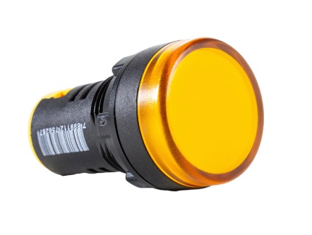 L20-AR2-Y SINALEIRO LED 22MM - 220VCA - AMARELO METALTEX°°