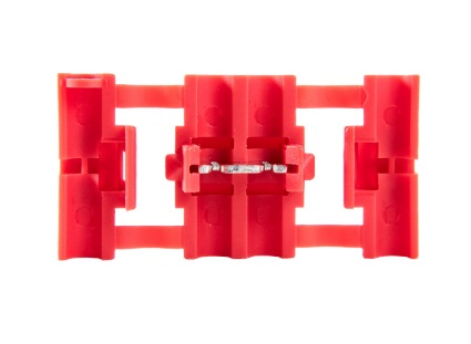 ET-04V EMENDA PARA CABOS 0,2 A 0,5MM² - VERMELHO METALTEX°°