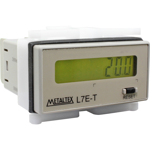 L7E-TA-B HORIMETRO DIGITAL C/ BACKLIGHT - CONTATO SECO - H/D:H METALTEX °°