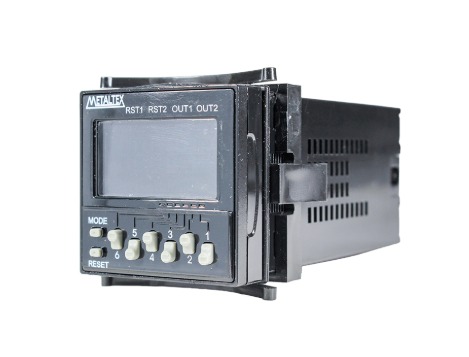 THD6-AC CONTADOR-TEMPORIZADOR-TACÔMETRO 6 DIGITOS 100-240VCA - 48X48MM METALTEX°°