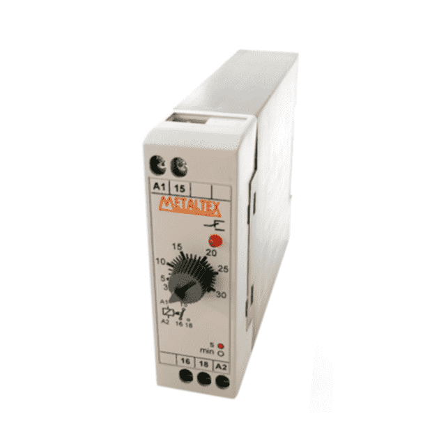 RELE DE TEMPO RETARDO NA ENERGIZ. 3SEG 24VCA/CC ATA-24V/3SEG METALTEX°°