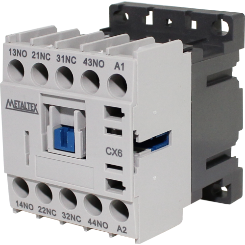 CX6-B5-22 CONTATOR AUXILIAR 2NA 2NF - 24VCA METALTEX°°