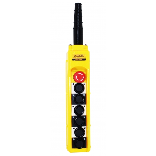 BPR-63ED BOTOEIRA PONTE ROLANTE 3 EIXOS DUPLA VELOCIDADE C/ EMERGÊNCIA METALTEX ºº