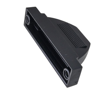 CPDBP-09/25F CAPA PLÁSTICA PRETA PARA DB 25 VIAS COM SAÍDA PARA CABO PLANO 9 VIAS (FLAT CABLE) METALTEX°°