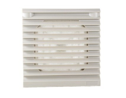 PV801 PROTETOR PLÁSTICO PARA VENTILADOR 80MM CINZA CLARO C/ FILTRO METALTEX°°