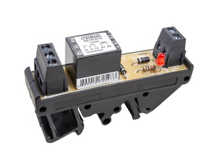 QE1R-D12 INTERFACE RELÉ 1REV 10A - 12VCC METALTEX°°