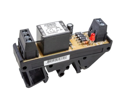 QE1R-24 INTERFACE RELE 1REV 8A - BOBINA 24VCA/CC METALTEX°°