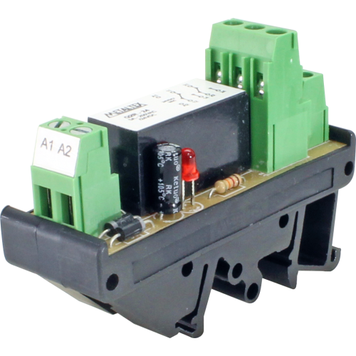 Q2R-24 INTERFACE RELÉ 24VCA/VCC 2REV. 5A METALTEX°°