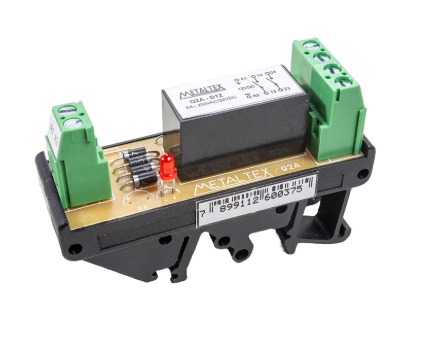Q2A-D12	INTERFACE RELÉ 12VCC 2NA 5A METALTEX°°