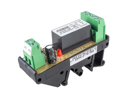Q1A1B-220 INTERFACE RELÉ 220VCA/VCC 1NA+1NF - 5A METALTEX°°