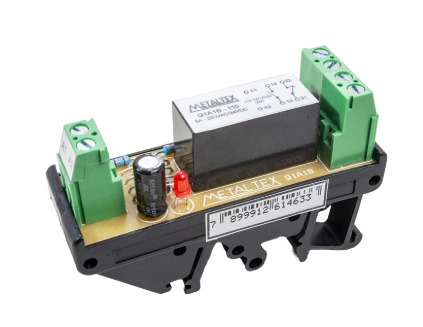Q1A1B-110 INTERFACE RELÉ 110VCA/VCC 1NA+1NF - 5A METALTEX°°