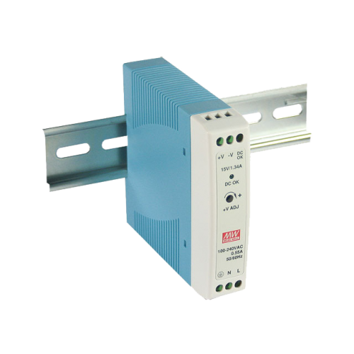 MDR-20-5 FONTE CHAVEADA 110/220V 5V-3A MEAN WELL METALTEX°°