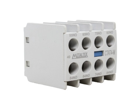 CTAT4-40M CONTATO AUXILIAR FRONTAL 4NA P/CTM6 A 16 METALTEX°°