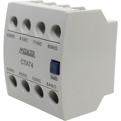CTAT4-22 CONTATO AUX.FRON. 2NA+2NF P/CT9 A 85 METALTEX°°
