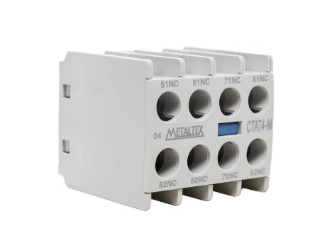 CTAT4-04M CONTATO AUX.FRON. 4NF P/CTM6 A 16 METALTEX°°