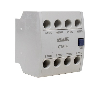CTAT4-04 CONTATO AUX.FRON. 4NF P/CT9 A 85 METALTEX°°