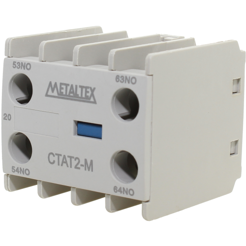 CTAT2-20M CONTATO AUXILIAR FRONTAL 2NA P/CTM6 A 16 METALTEX°°
