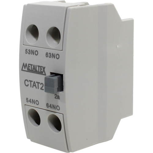 CTAT2-20 CONTATO AUX.FRON. 2NA P/CT9 A 85 METALTEX°°
