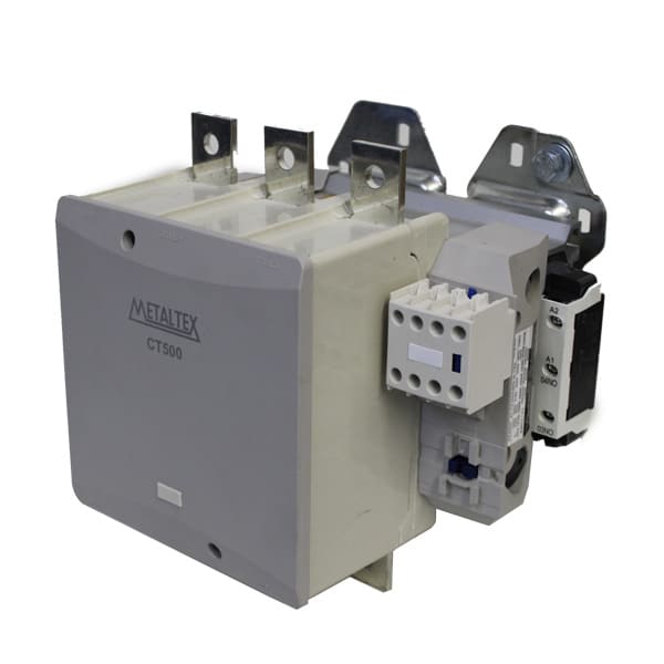CT500-H5-322 CONTATOR TRIPOLAR 500A/AC3 BOB: 220VCA - AUX:2NA+2NF METALTEX°°