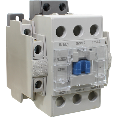 CT40-O5-322 CONTATOR TRIPOLAR 40A/AC3 - BOB: 440VCA - AUX: 2NA+2NF METALTEX°°