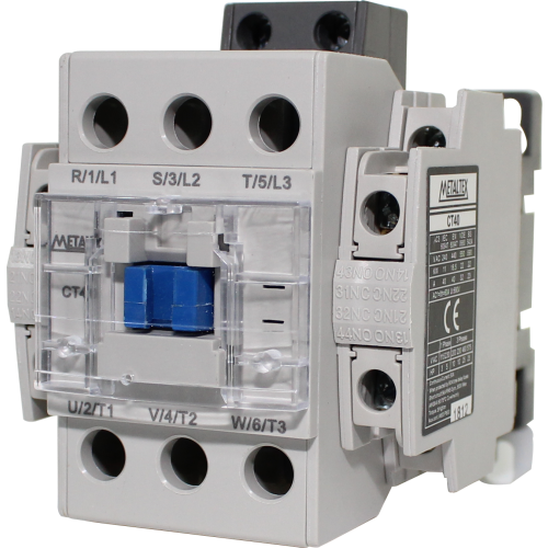 CT40-B0-322 CONTATOR TRIPOLAR 40A/AC3 - BOB: 24VCC - AUX: 2NA+2NF METALTEX°°