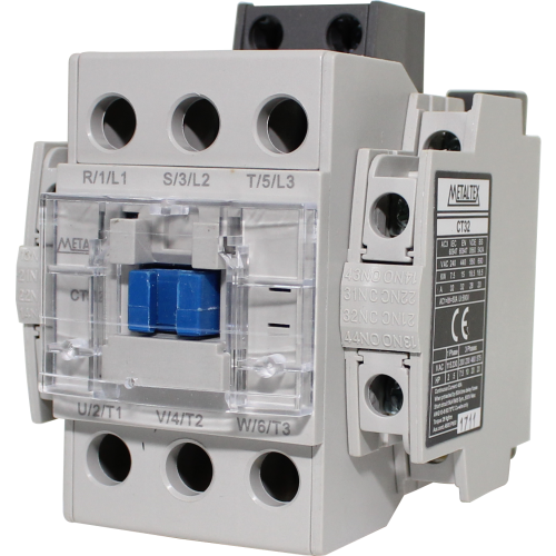 CT32-L5-322 CONTATOR TRIPOLAR 32A/AC3 - BOB: 380VCA - AUX: 2NA+2NF METALTEX °°