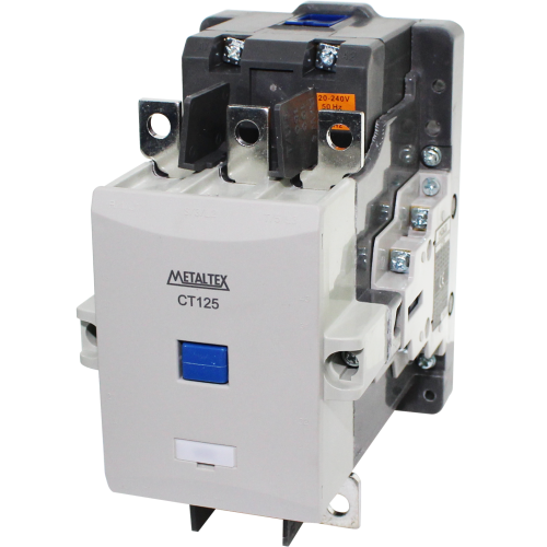 CT125-H5-322 CONTATOR TRIPOLAR 125A/AC3 - BOB: 220VCA - AUX: 2NA+2NF METALTEX°°