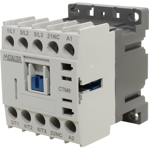 CTM6-H5-301 MINI CONTATOR 7A/AC3 - BOB: 220VCA - AUX: 1NF METALTEX °°