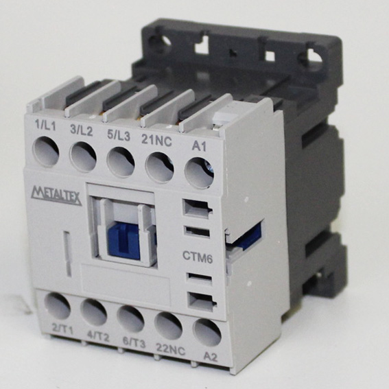 CTM6-E5-301 MINI CONTATOR 7A/AC3 - BOB: 110VCA - AUX: 1NF METALTEX °°
