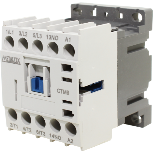 CTM6-B5-310 MINI CONTATOR 7A/AC3 - BOB: 24VCA - AUX: 1NA METALTEX°°