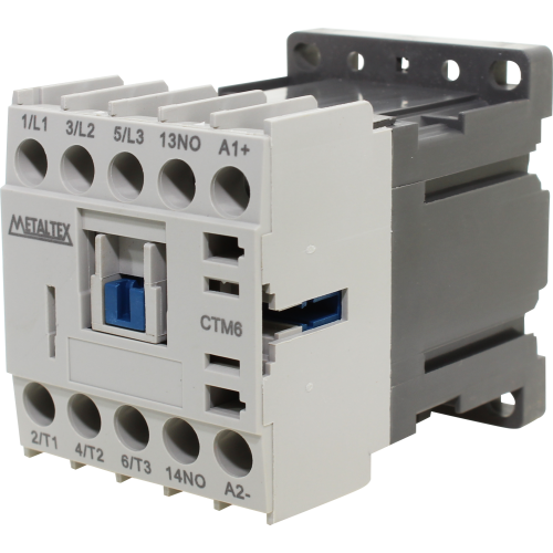 CTM6-B0-310 MINI CONTATOR 7A/AC3 - BOB: 24VCC - AUX: 1NA  METALTEX°°