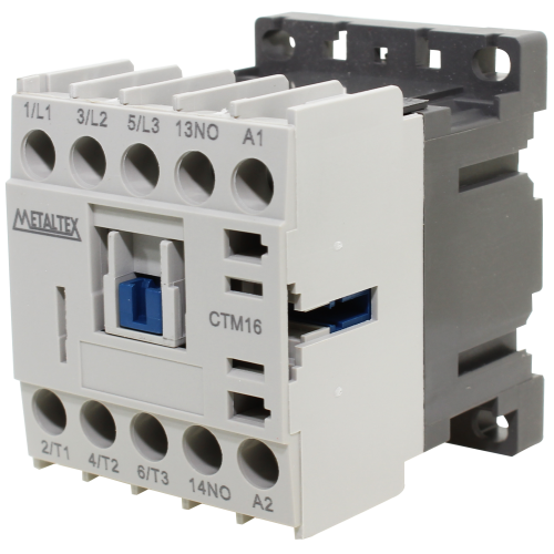CTM16-O5-310 MINI CONTATOR 15A/AC3 - BOB: 440VCA - AUX: 1NA METALTEX°°