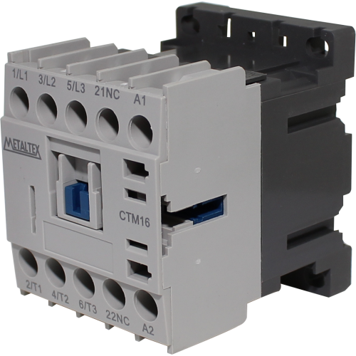 CTM16-E5-301 MINI CONTATOR 15A/AC3 - BOB: 110VCA - AUX: 1NF METALTEX°°