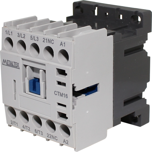 CTM16-B5-301 MINI CONTATOR 15A/AC3 - BOB: 24VCA - AUX: 1NF METALTEX°°