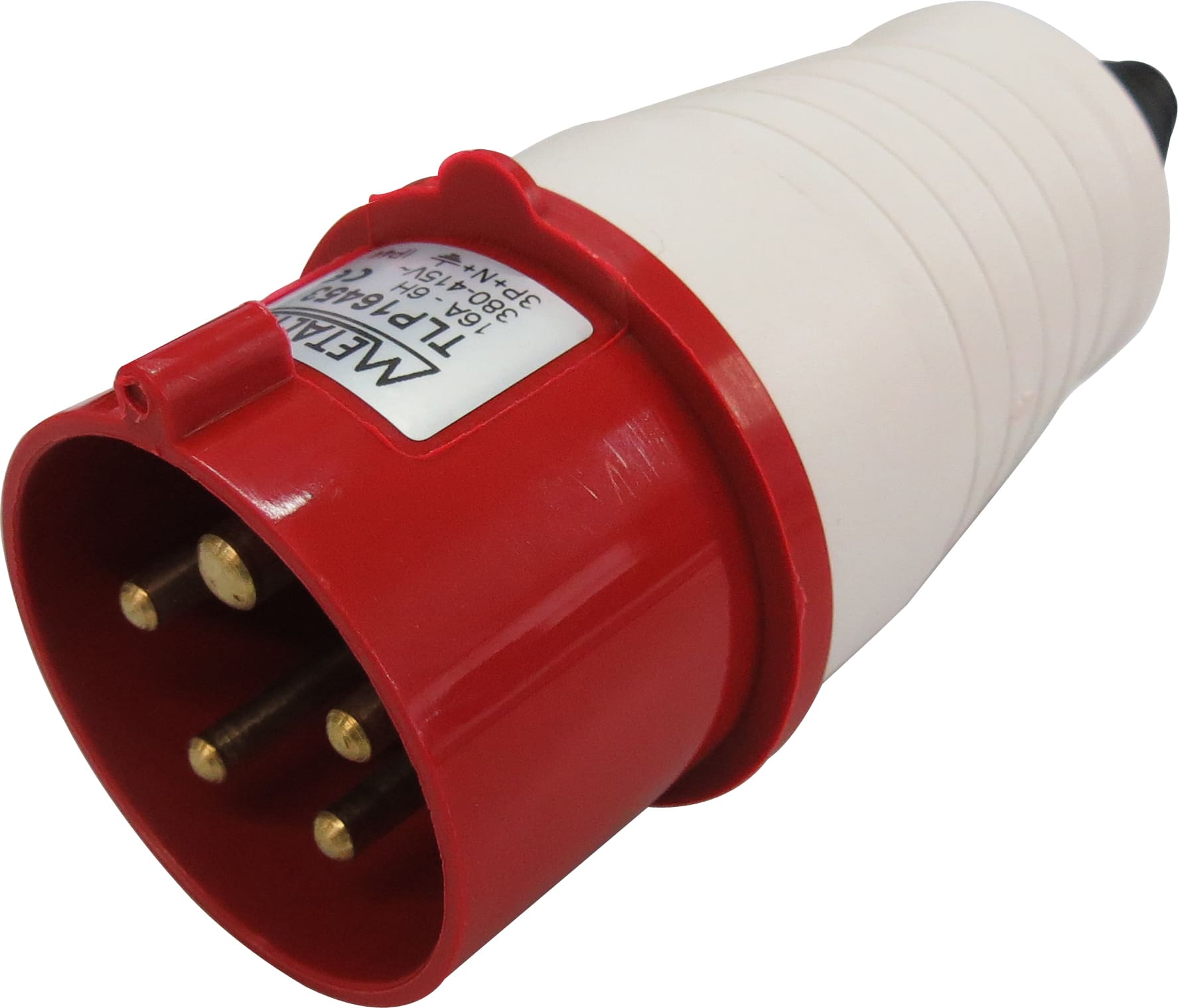 TLP16453 PLUG MACHO 16A 3P+N+E-6H VERMELHO METALTEX°°