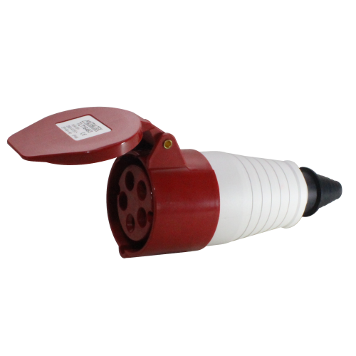 TLT16453 PLUG FEMEA 16A 3P+N+E-6H VERMELHO METALTEX°°