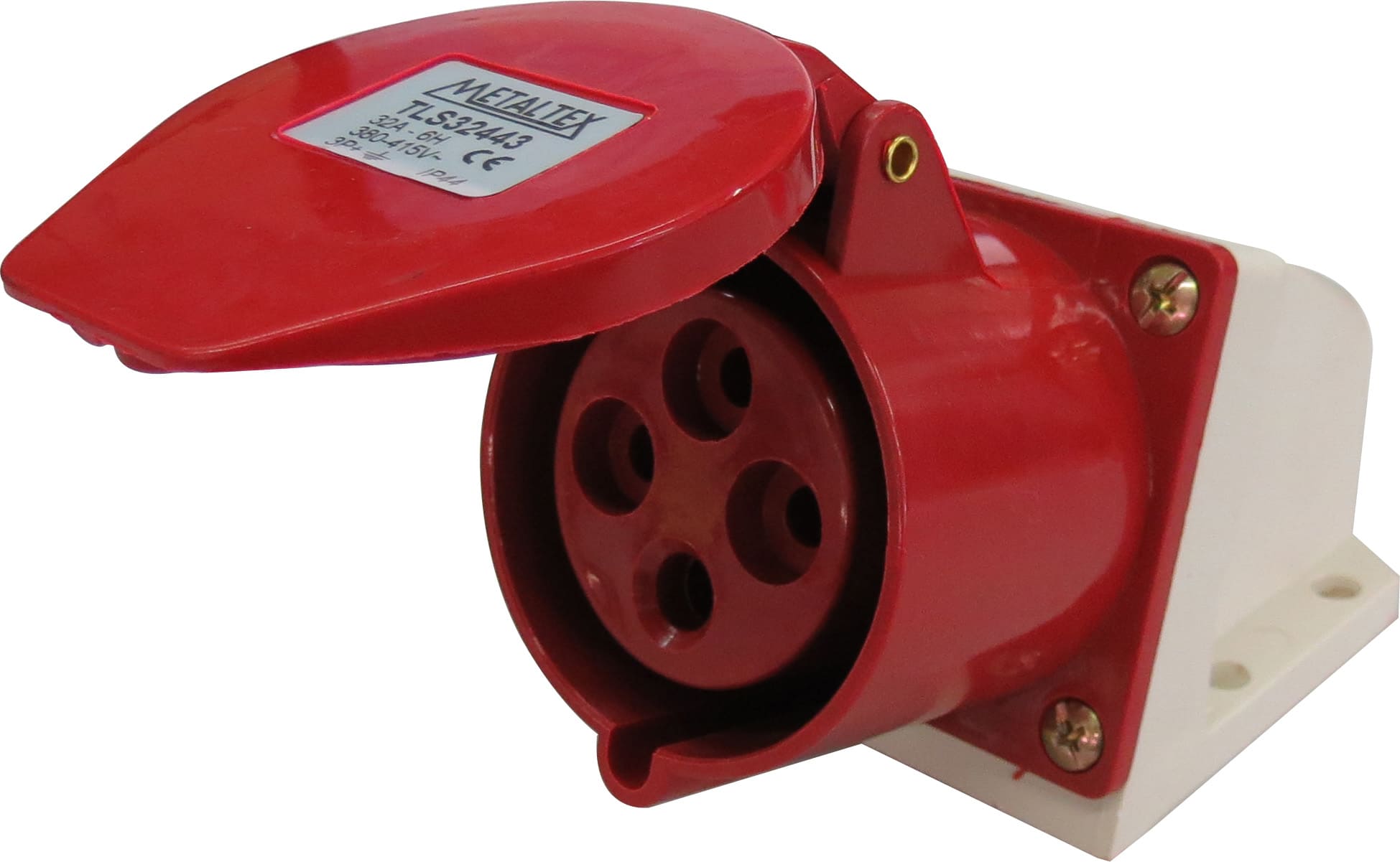 TLS32443 SOQUETE 32A 3P+E-6H VERMELHO METALTEX°°