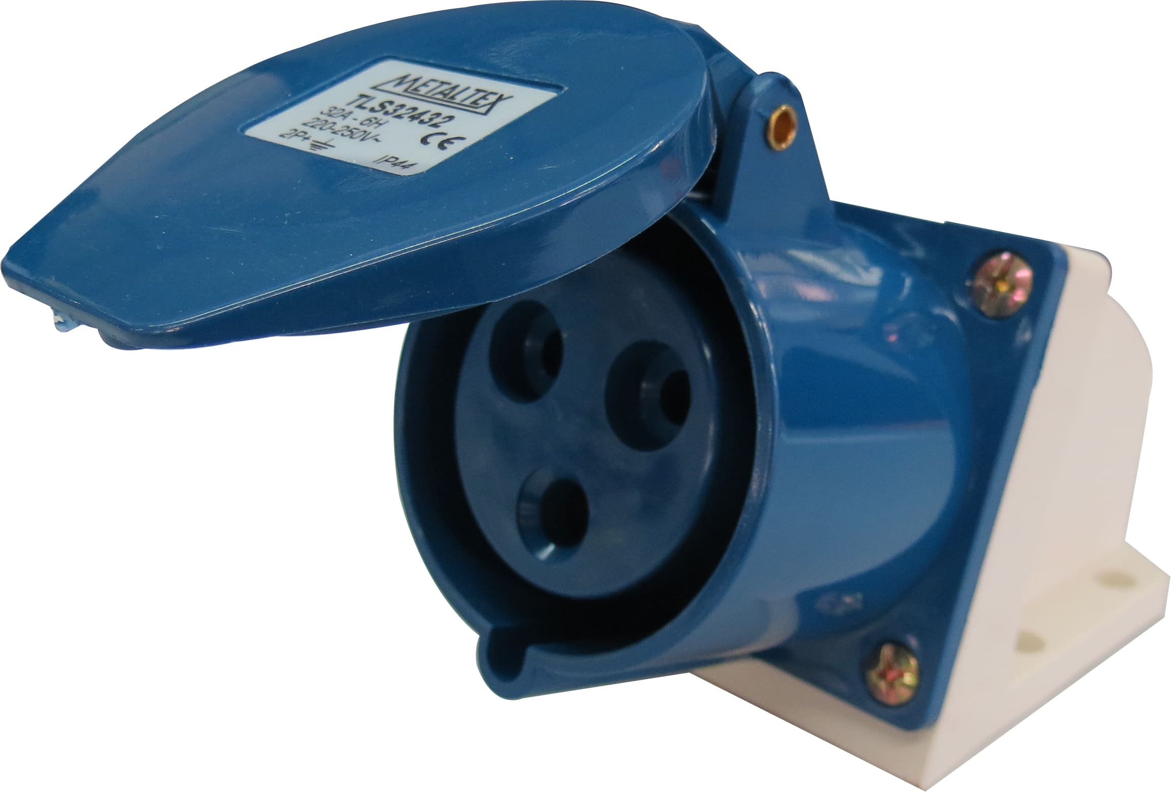 TLS32432 SOQUETE 32A 2P+E-6H AZUL METALTEX°°