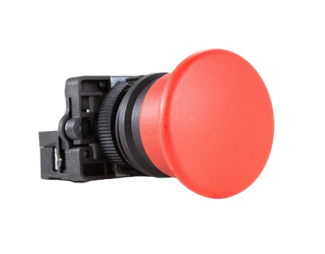 P20AMR-R-1A PULSADOR COGUMELO 22MM PLÁSTICO - VERMELHO - 1NA METALTEXºº