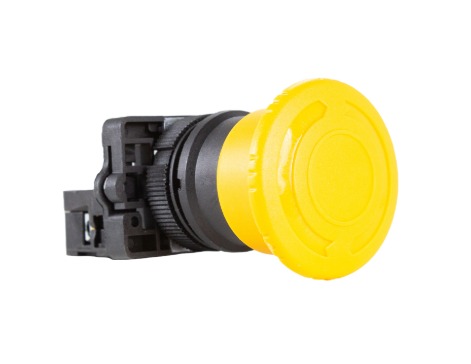 P20AKR-Y-1B BOTAO COGUMELO C/ TRAVA AMARELO - 1NF METALTEX°°