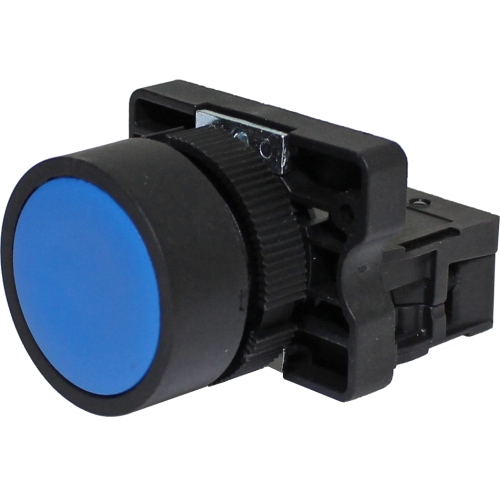 P20AFR-BL-1A BOTAO PULSADOR AZUL METALTEX°°