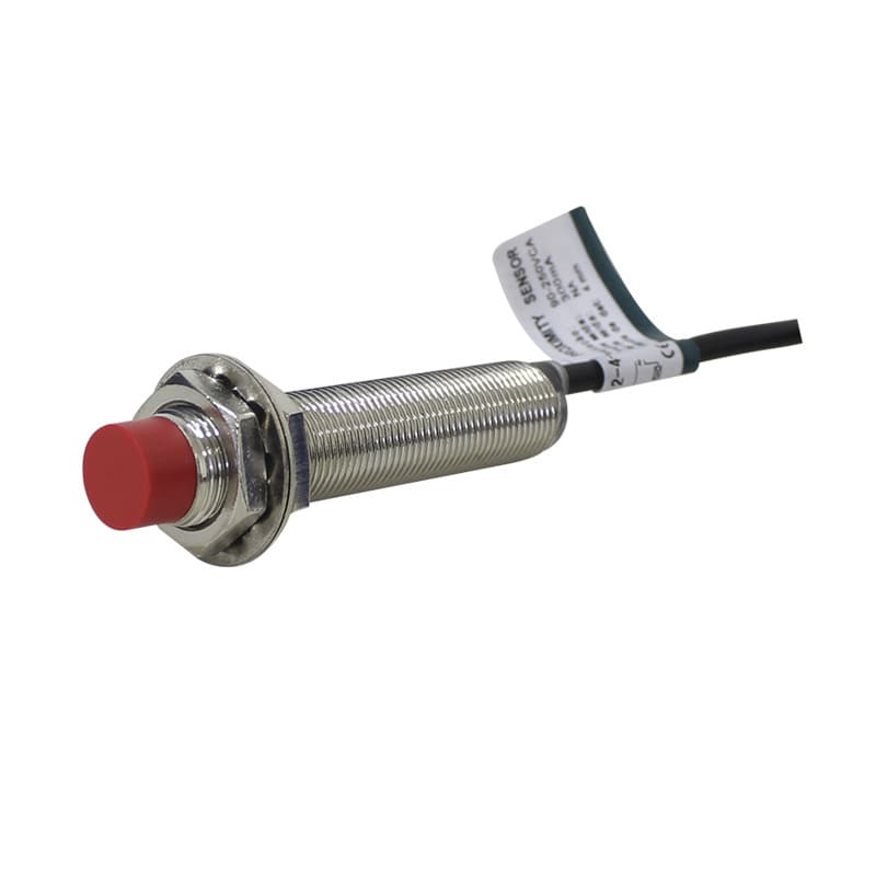 I12-4-ACA SENSOR INDUTIVO CILINDRICO 4MM -CA 2 FIOS- 1NA- 90-240VCA NÃO FACEADO METALTEX°°